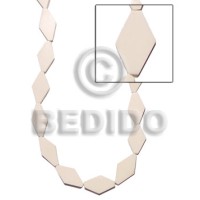 White bone diamond 25mmx15mm