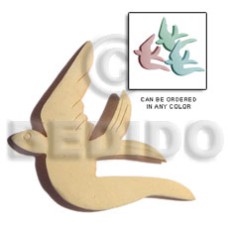Natural white wood swallow 40mm Natural white wood swallow 40mm