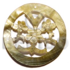 40mm round carved blacklip 40mm round carved blacklip