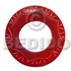 60mm donut red horn 60mm donut red horn