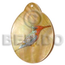 Oval mop 45mm handpainted