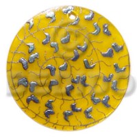 Round 35mm yellow hammershell