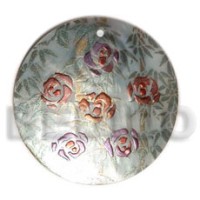 Round 40mm mint green hammershell