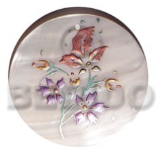 Round 50mm kabibe shell Round 50mm kabibe shell