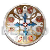 Round 50mm kabibe shell