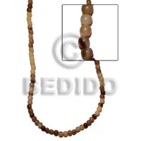 Natural horn beads 6mm