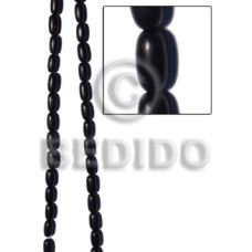 Oval black horn 11mmx6mm Oval black horn 11mmx6mm