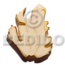 40mm frog natural white bone 40mm frog natural white bone