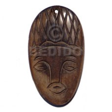 50mmx28mm burn bone aztec god 50mmx28mm burn bone aztec god