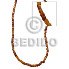 Golden horn amber dice 4mmx5mm Golden horn amber dice 4mmx5mm