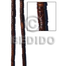 Antique dark horn tube Antique dark horn tube