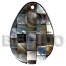 55mmx40mm teardrop blacklip shell blocking 55mmx40mm teardrop blacklip shell blocking