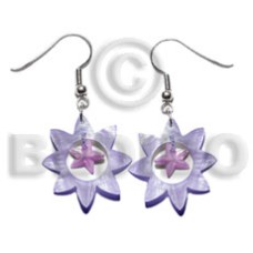 Dangling 40mm lilac sun hammershell