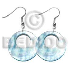 Dangling 35mm aqua round hammershell