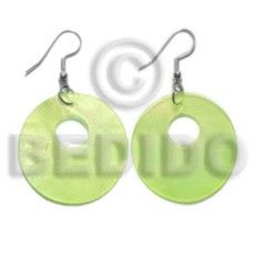 Dangling 35mm yellow green hammershell Dangling 35mm yellow green hammershell