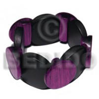 Elastic overlapping round wood