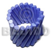 Elastic blue stick wood