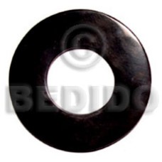 Round black horn 65mm Round black horn 65mm