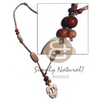 Turtle shaped carabao bone pendant