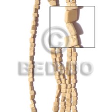 Coco square cut topdrill bleached Coco square cut topdrill bleached