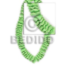 15mm coco flower beads neon