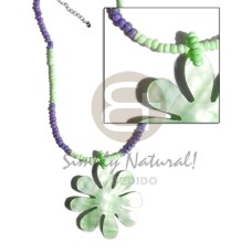 2-3mm mint green lavender coco pokalet