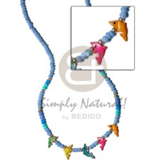 2-3mm coco pokalet. in blue