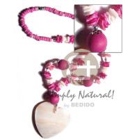 4-5mm bright pink coco pokalet
