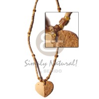 2-3mm coco heishe tiger sig-ed