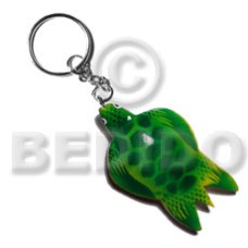 Sea turtle handpainted wood keychain Sea turtle handpainted wood keychain
