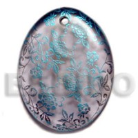 Oval 45mm transparent gray