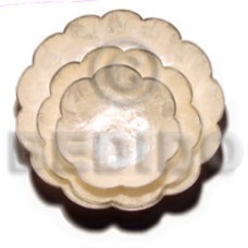 Round capiz scallop bowl- silver Round capiz scallop bowl- silver