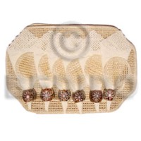 Abaca placemats matching coasters