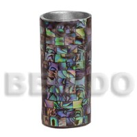 Stainless lighter casing inlaid