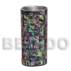 Stainless lighter casing inlaid