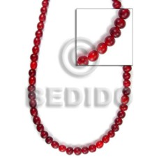 Red horn beads 4-5mm Red horn beads 4-5mm