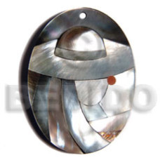 50mmx38mm oval pendant elegant hat