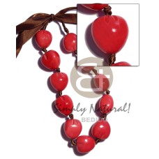 Kukui nut choker in Kukui nut choker in