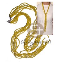 Scarf necklace - 7 rows