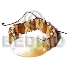 Bamboo macrame 40mmx35mm oval Bamboo macrame 40mmx35mm oval