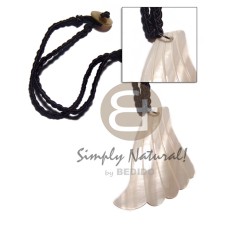 Black macrame 65mmx50mm kabibe Black macrame 65mmx50mm kabibe