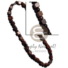 Round camagong tiger wood beads