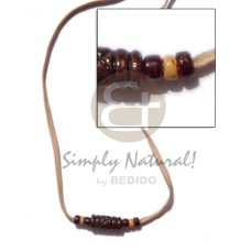 Horn antique design tube leather