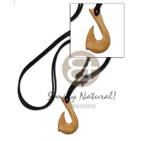 Antique natural carabao bone hook