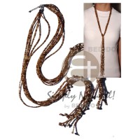 Scarf necklace - 7 rows