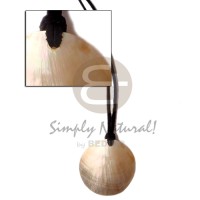 Leather thong 40mm round