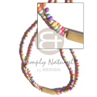 2 rows candy colored