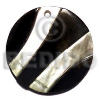 Round zebra black lip