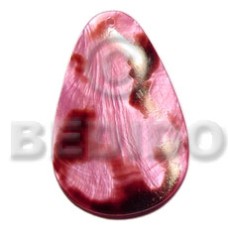 Teardrop 45mm pink hammershell