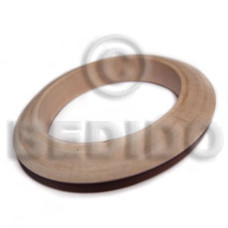 Plain Wholesale Raw Natural Wooden Blank Bangle Casing Only